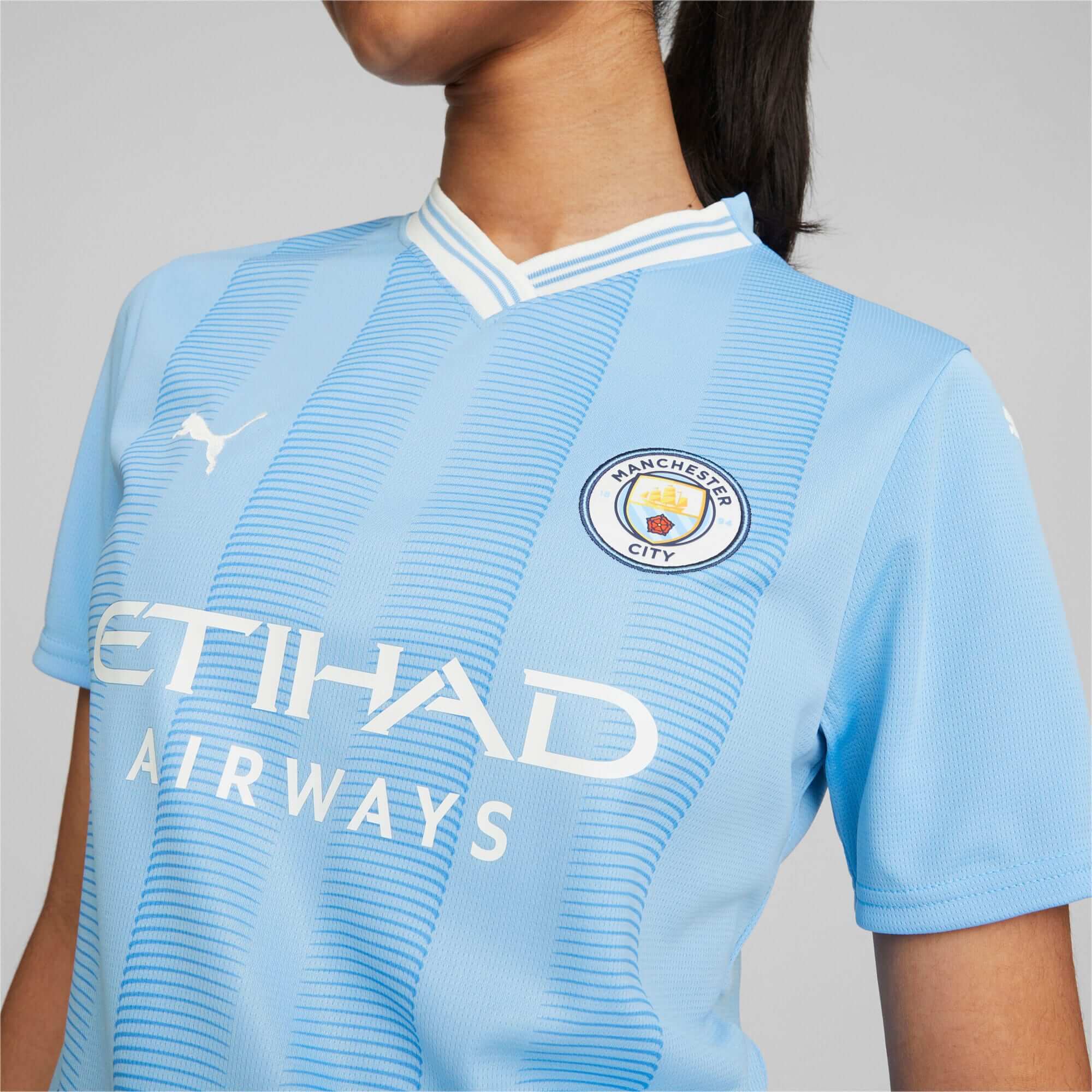 Puma Manchester City 23/24 Replica Home Women's Soccer Jersey | 77044001 Jersey Puma 