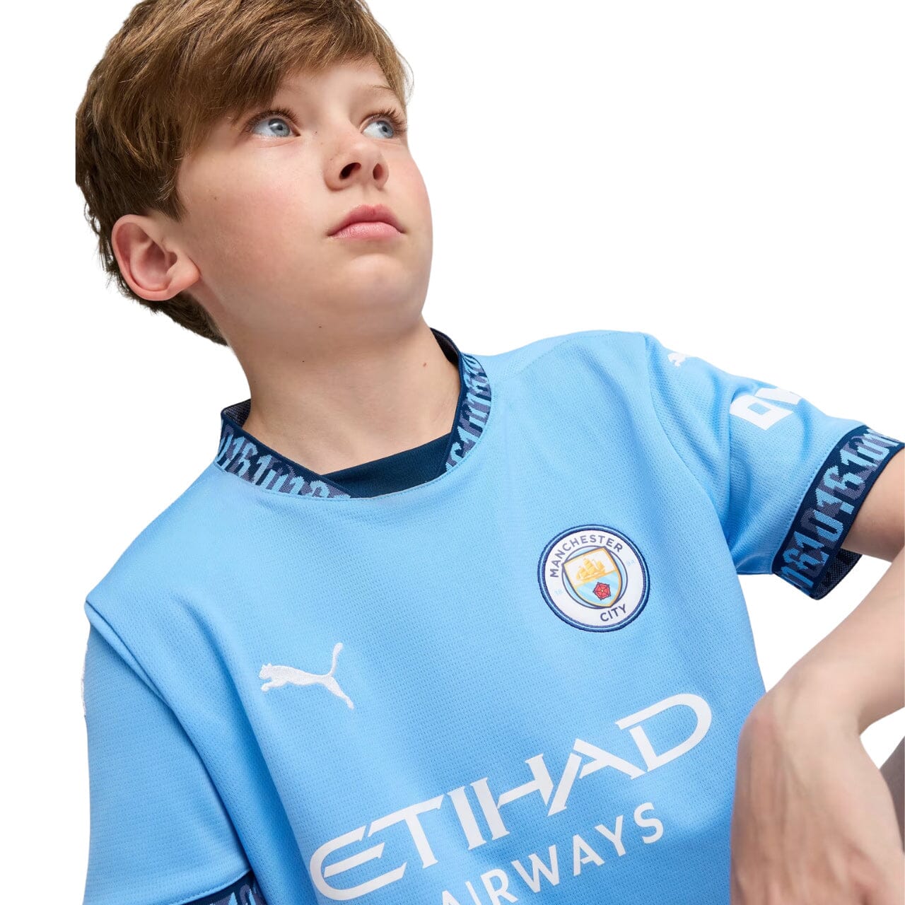 Puma Manchester City 24/25 Youth Home Soccer Jersey | 77507801 Jersey Puma 