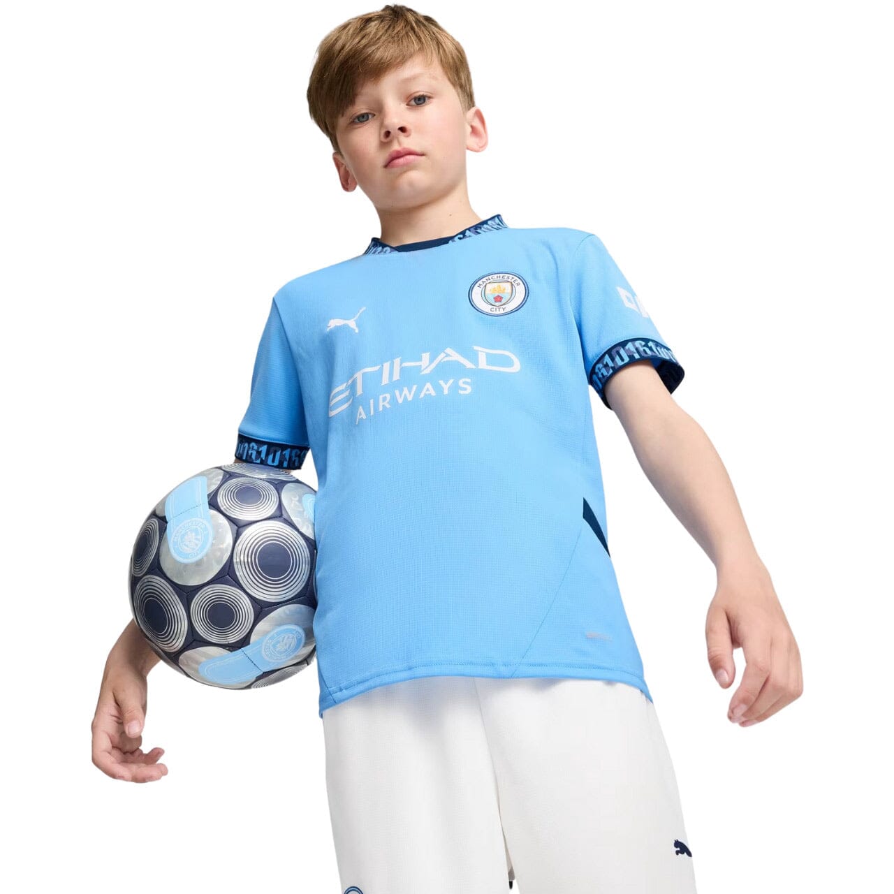 Puma Manchester City 24/25 Youth Home Soccer Jersey | 77507801 Jersey Puma 