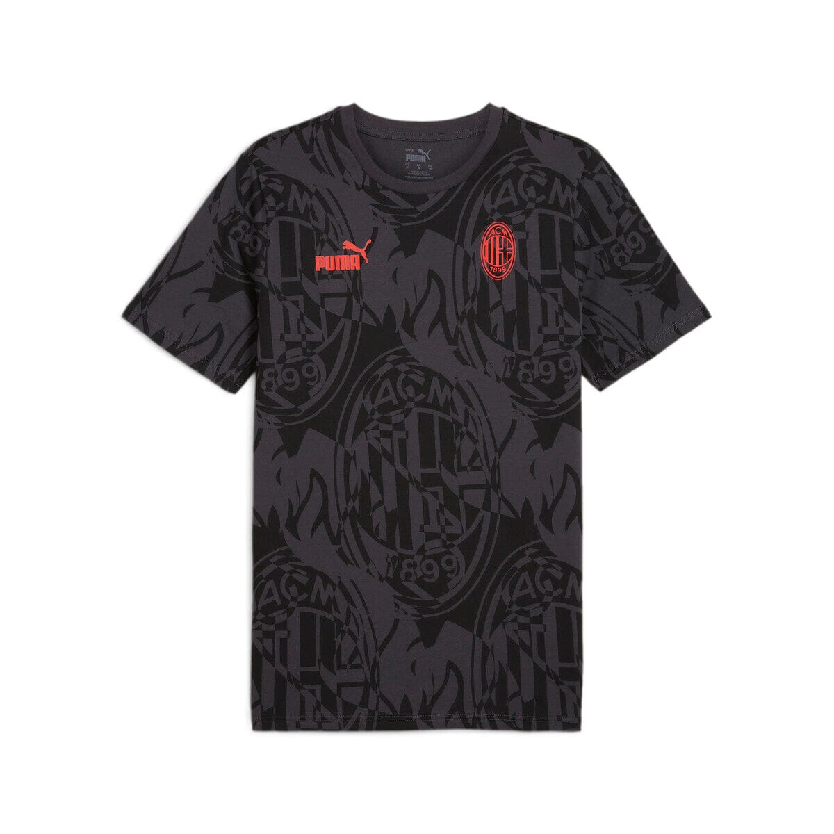 Puma Men&#39;s AC Milan FTBL Culture Tee | 77767606 Jersey pum Adult Small Black 