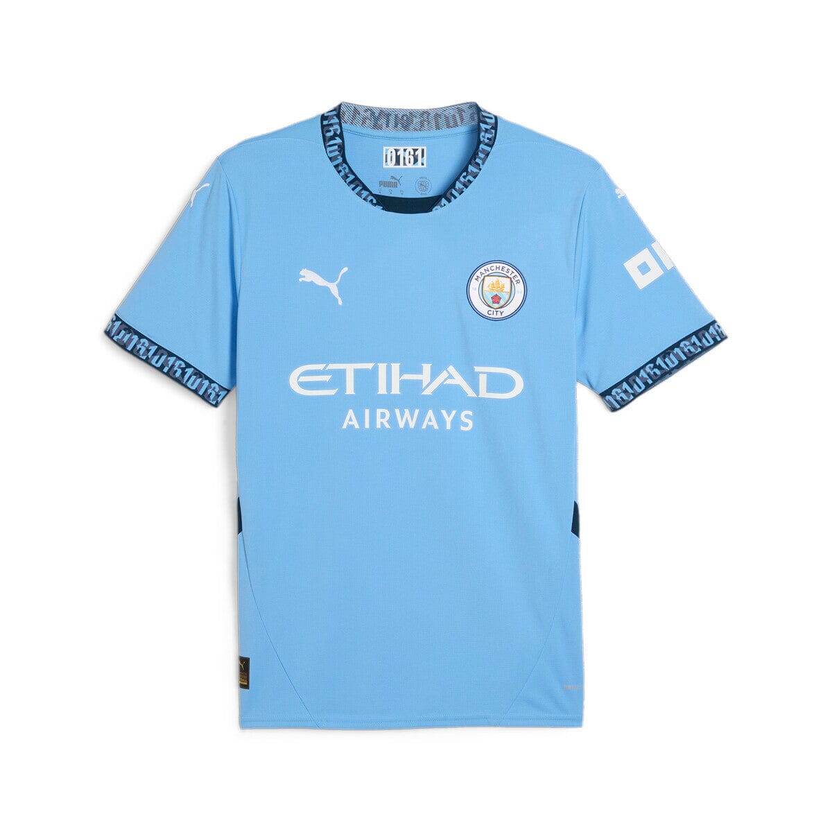 Puma Men's Manchester City FC Home Jersey Replica | 77507501 Jersey Puma Adult Small Blue 