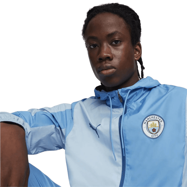 Puma Men's Manchester City FC Prematch Woven Jacket | 77437202 Puma Men's Manchester City FC Prematch Woven Jacket | 77437202
