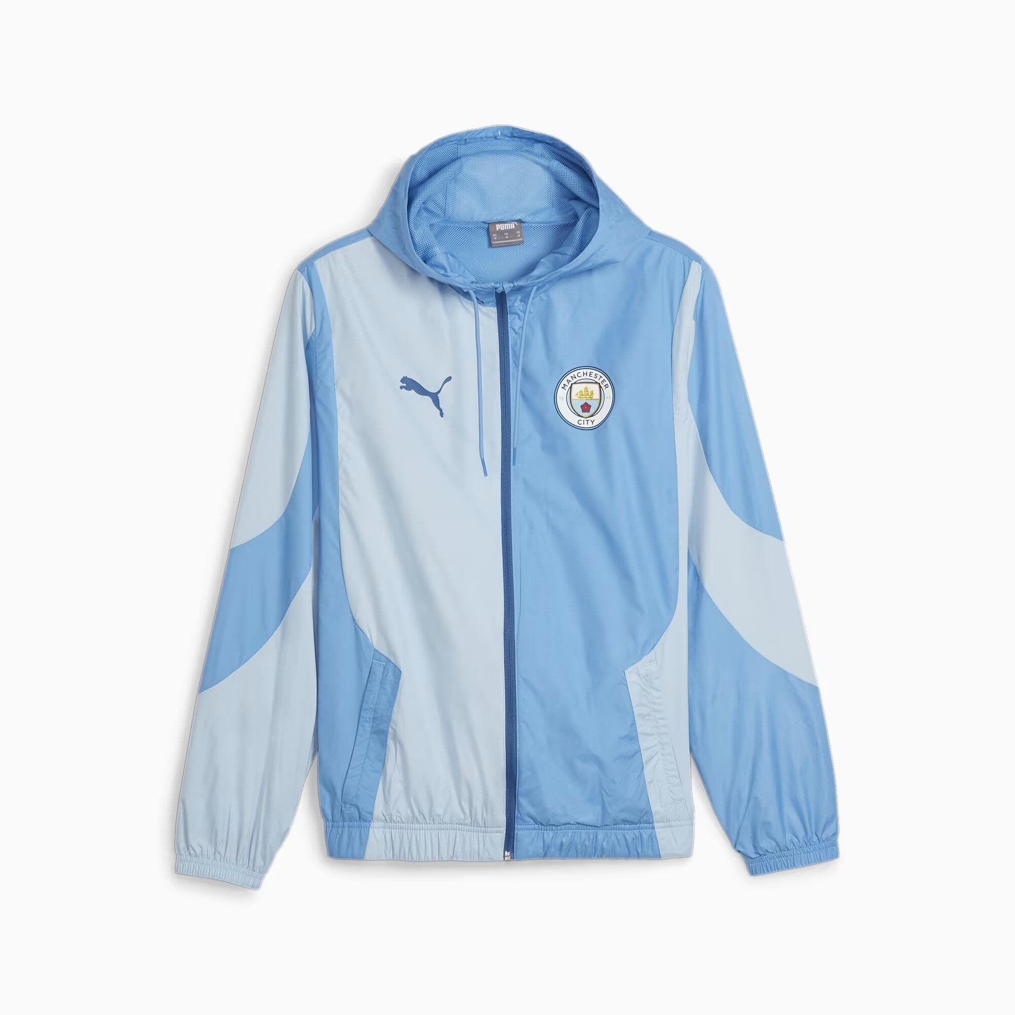 Puma Men's Manchester City FC Prematch Woven Jacket | 77437202 Puma Adult Small Blue 