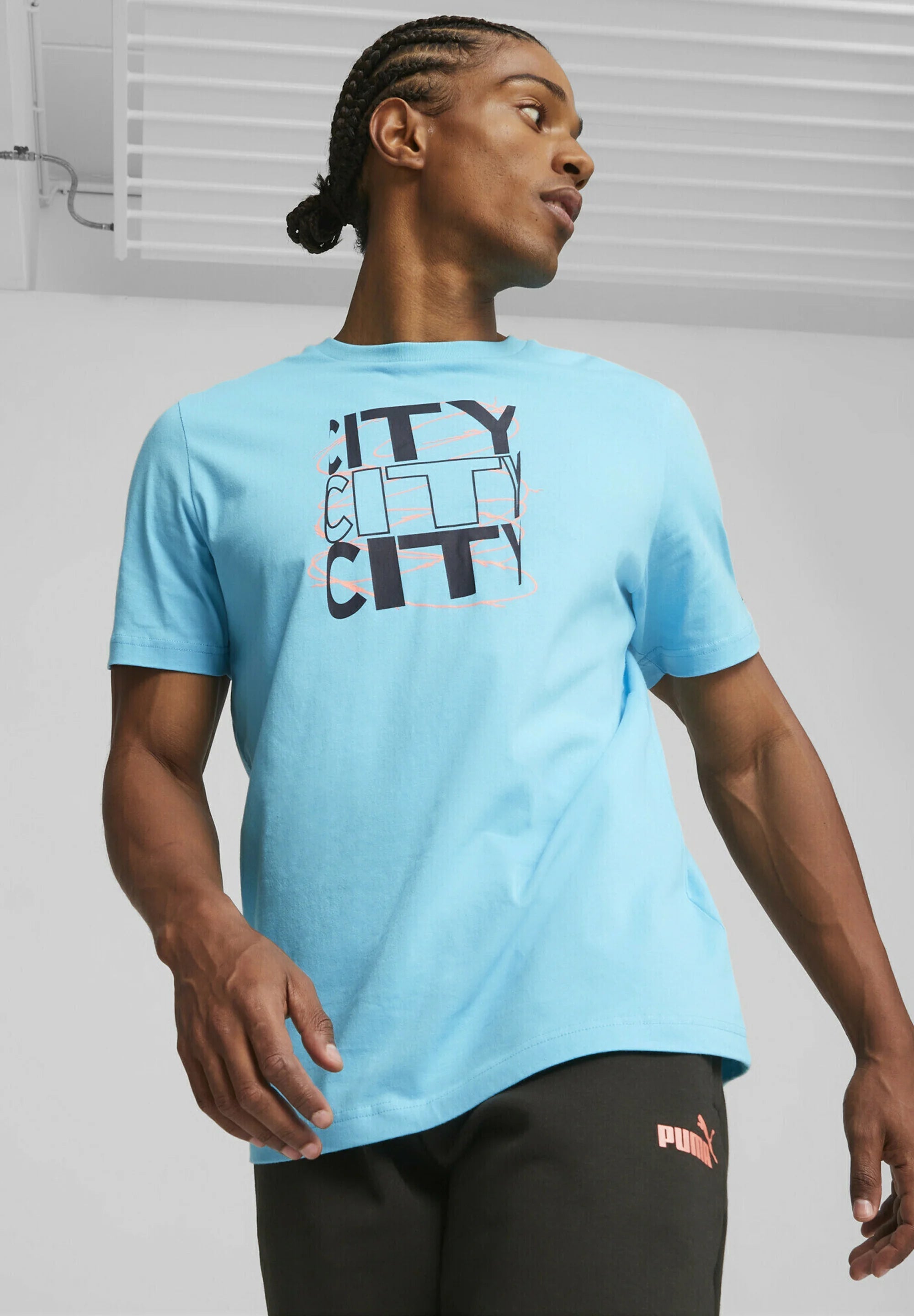 Puma Men's Manchester City FTBLcore Graphic Tee | 772950 Jersey Puma 