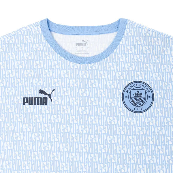 PUMA Men's Manchester City FtblCulture AOP Tee | 77777565 Apparel Puma 