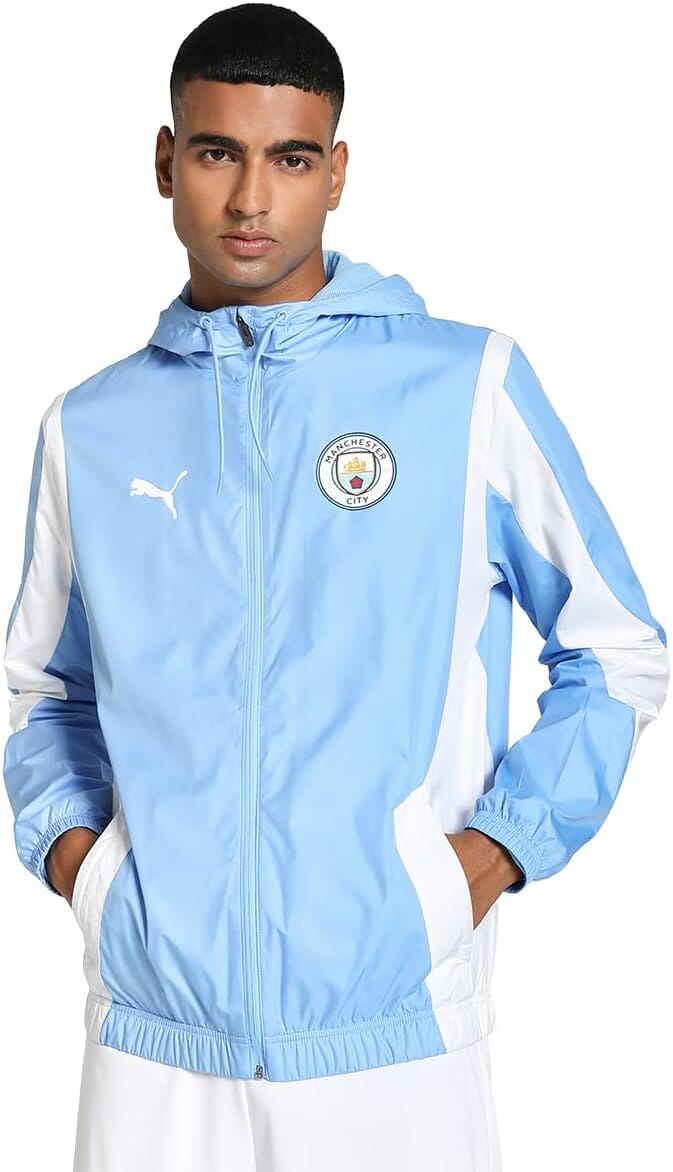 Puma Men's Manchester City Woven Anthem Jacket | 77284601 Jacket Puma 