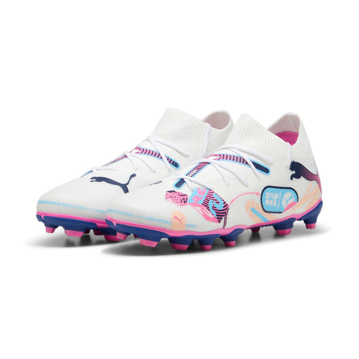 Puma Youth Future 7 Match Vol. Up FG/AG Soccer Shoes | 10807601 Soccer Shoes Puma 3 White 