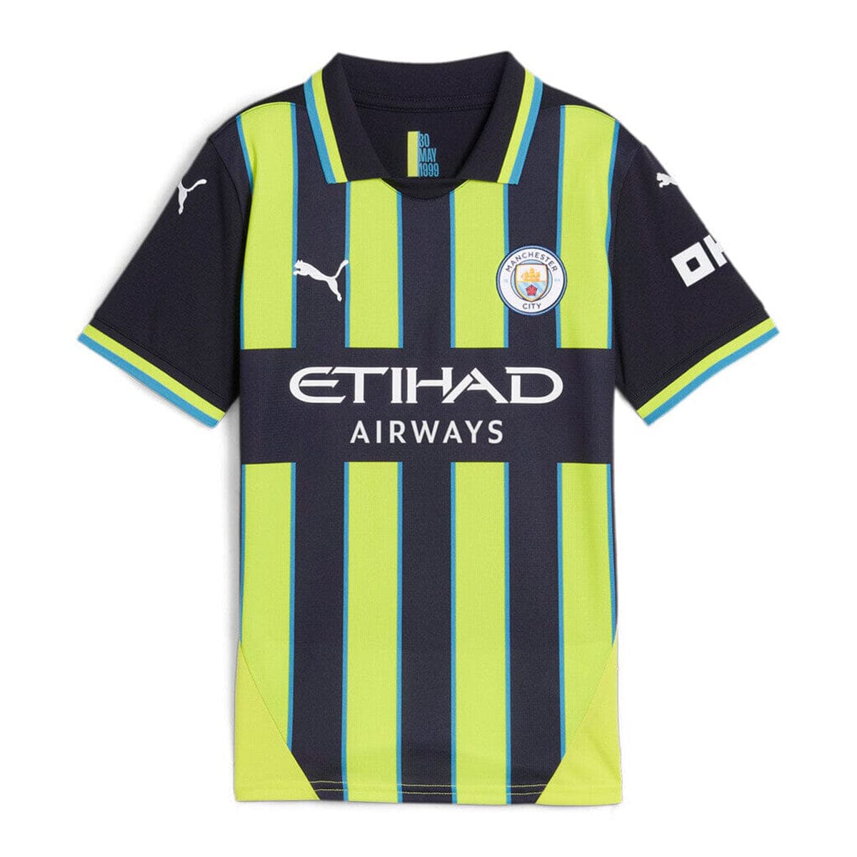 Puma Youth Manchester City FC Away Jersey Replica | 77508902 Jersey Puma Youth Small New Navy-Yellow Glow 