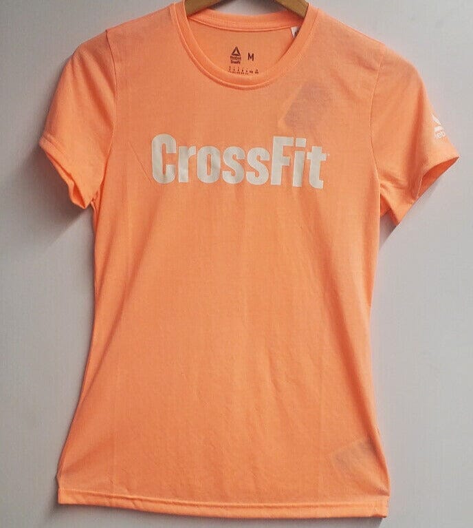 Reebok Women&#39;s FEF Speedwick Crossfit T-shirt Goal Kick Soccer 