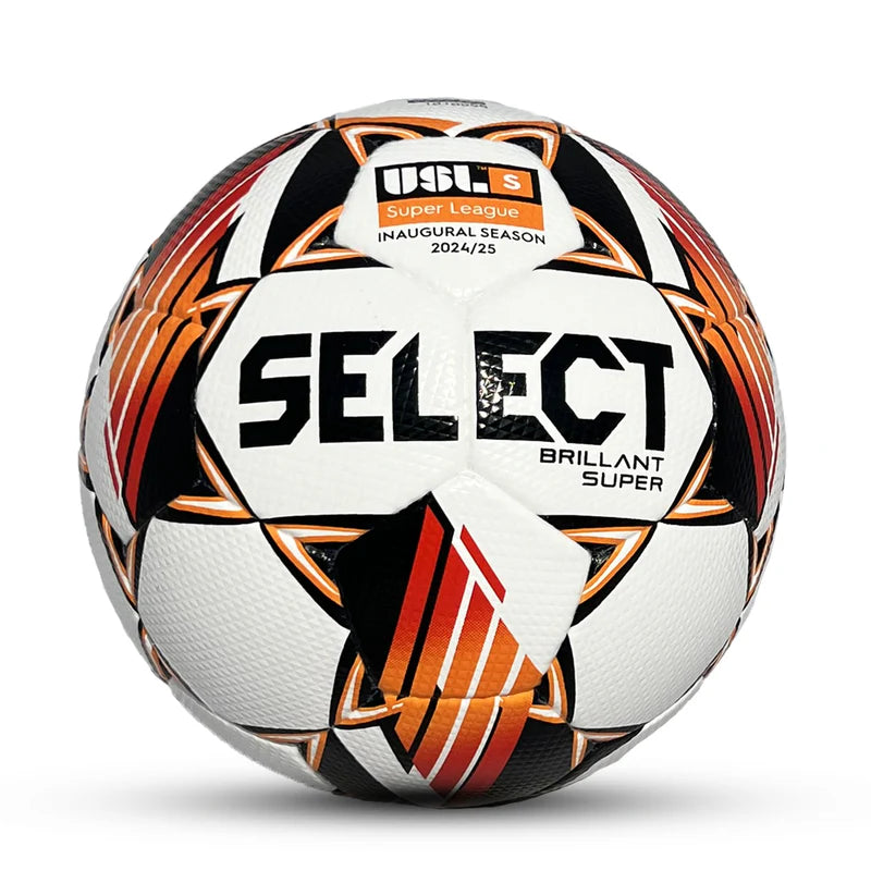 SELECT Brilliant Super USL Super League v24 Soccer Ball | 0115901693 Soccer Ball Select 5 White/Orange/Black 