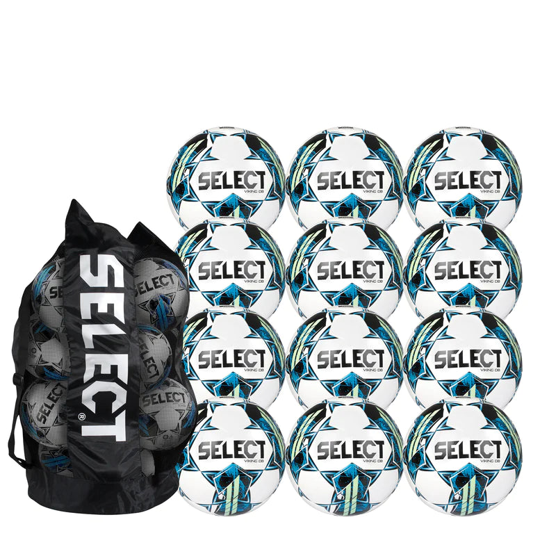 Select Viking v22 12- Pack + 1 Duffle bag Goal Kick Soccer Blue 5 