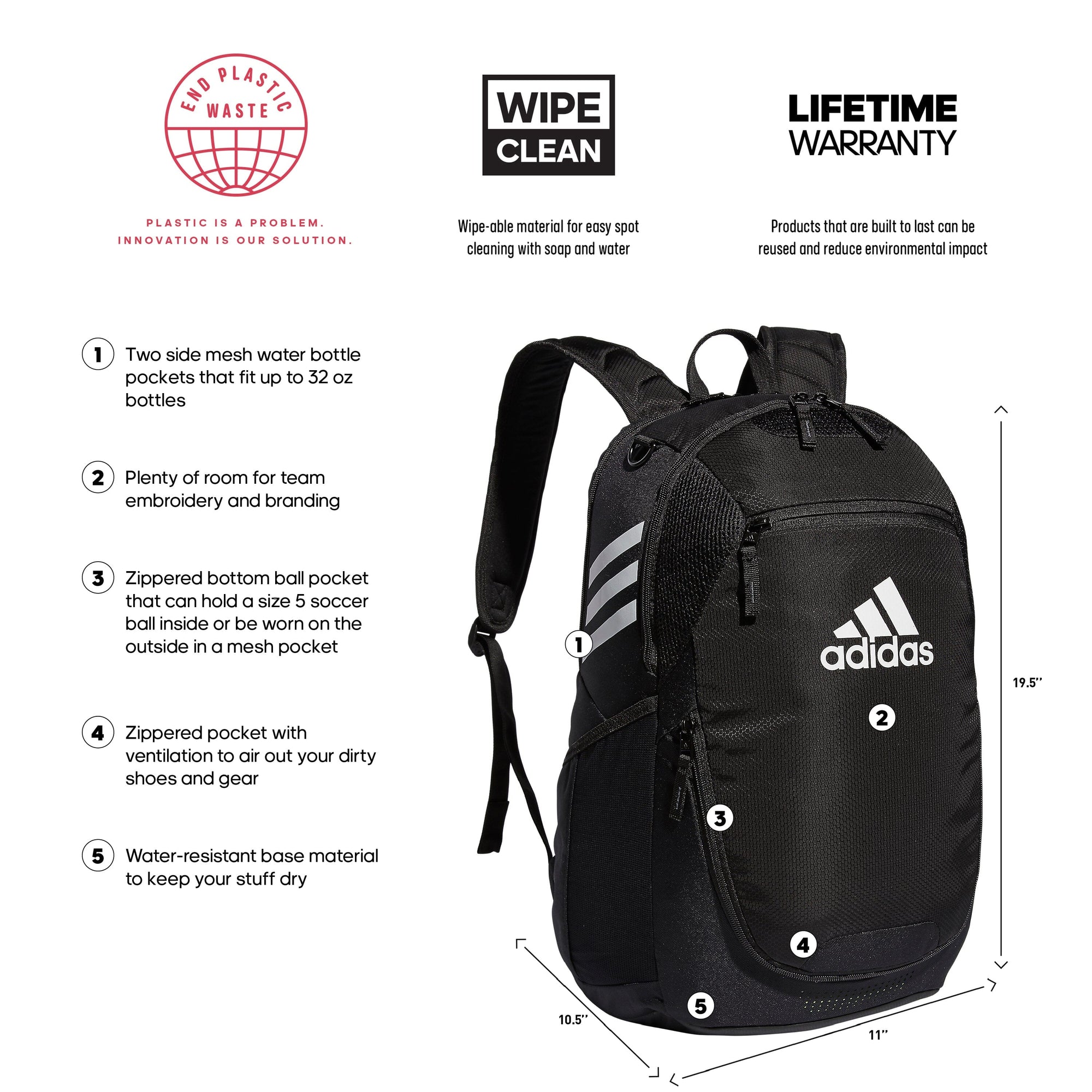 Spring Creek adidas Stadium III Backpack Adidas 