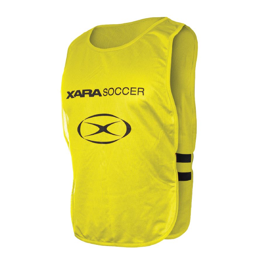 Training Bib - Unisex Coaches Gear Xara Soccer Yellow Youth 