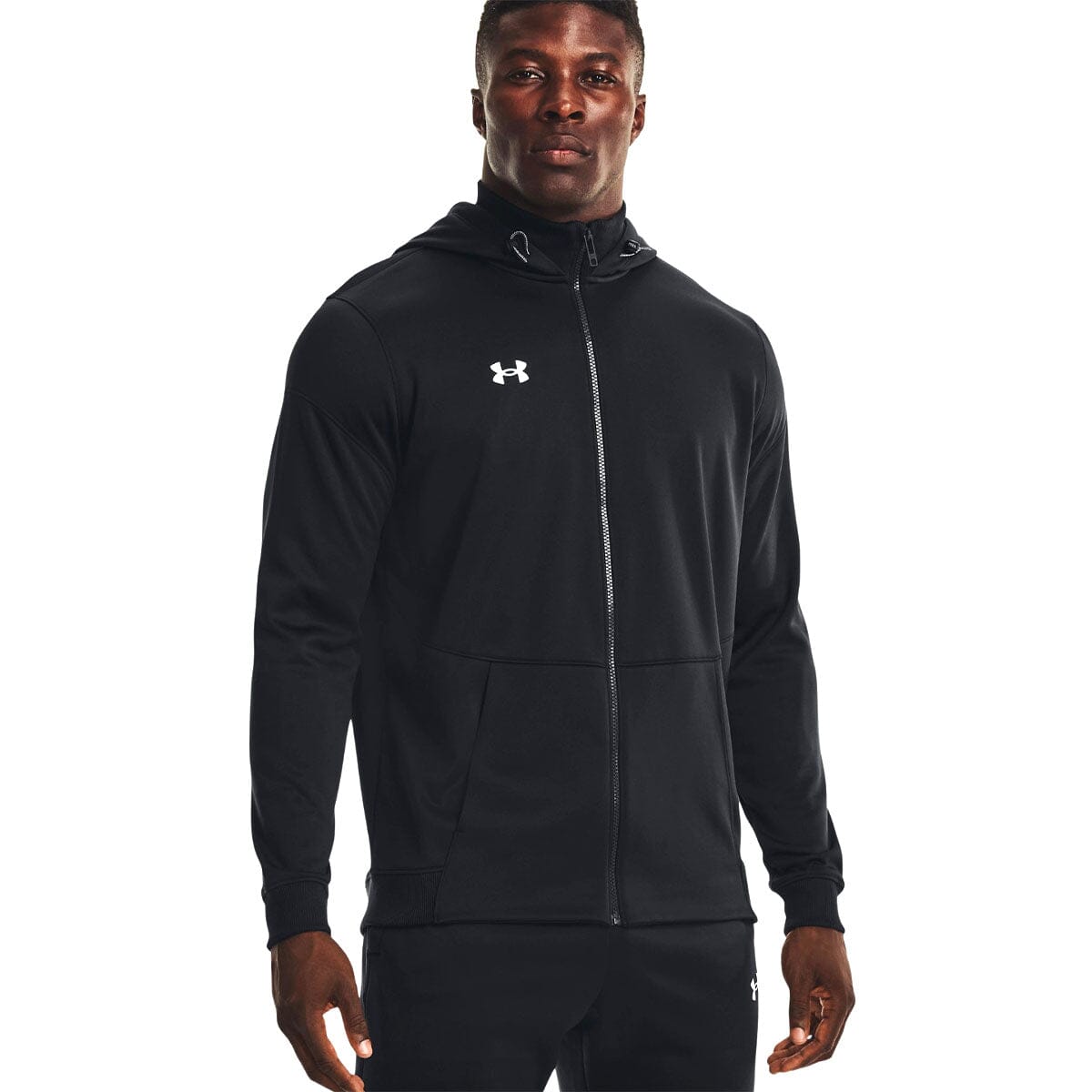 Under Armour Men&#39;s Armour Fleece® Storm Full-Zip | 1370381-001 Jacket Under Armour Adult Small Black / White 