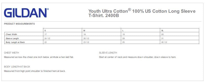 Youth Tie-Dye Long Sleeve Tee Shirts & Tops Gildan 