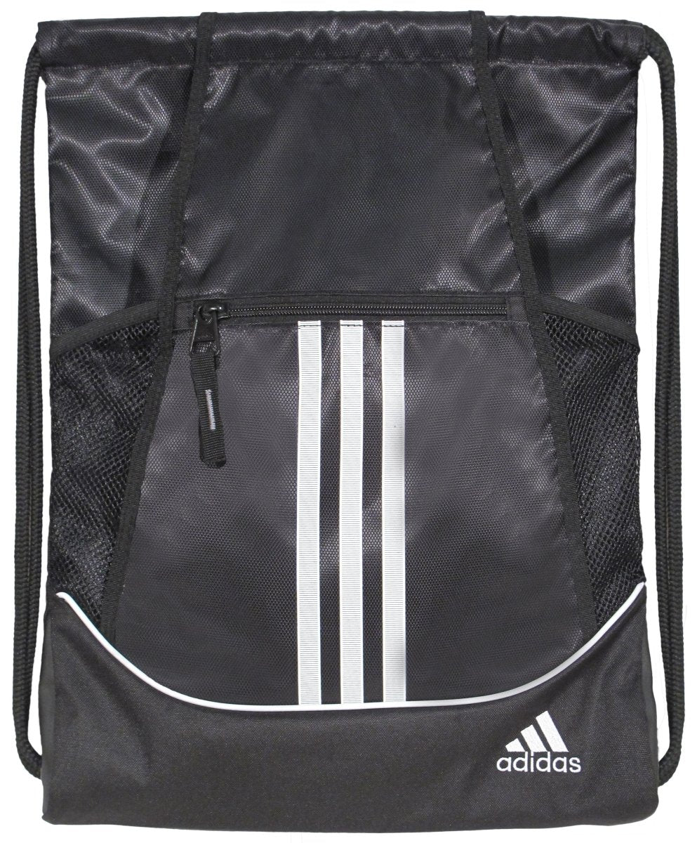 adidas alliance ii drawstring backpack adidas Alliance II Sackpack Semi Lucid Blue/Silver Metallic/Blue Spark