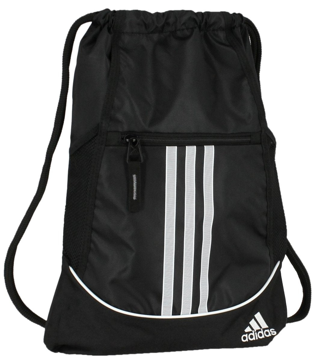 adidas alliance ii drawstring backpack adidas Alliance II Sackpack Semi Lucid Blue/Silver Metallic/Blue Spark