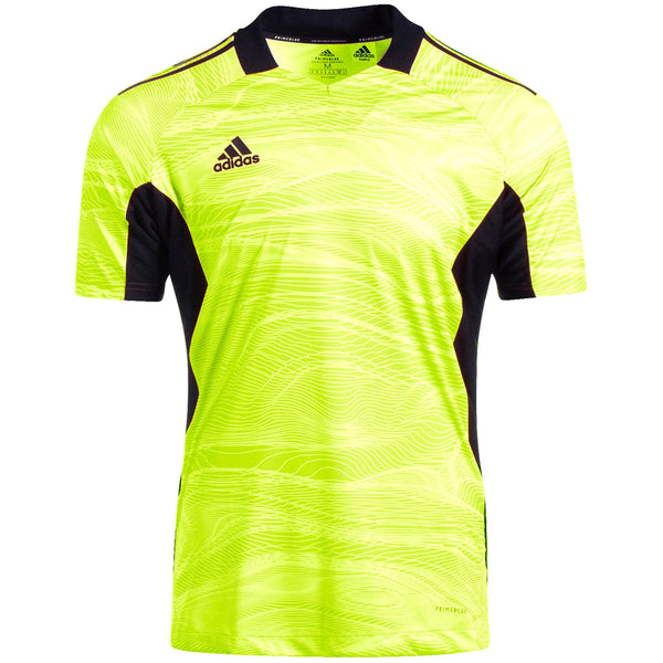 adidas Condivo GK 21 Short Sleeve Jersey - Acid Yellow Adidas Men&#39;s Small SoDak Soccer Club 