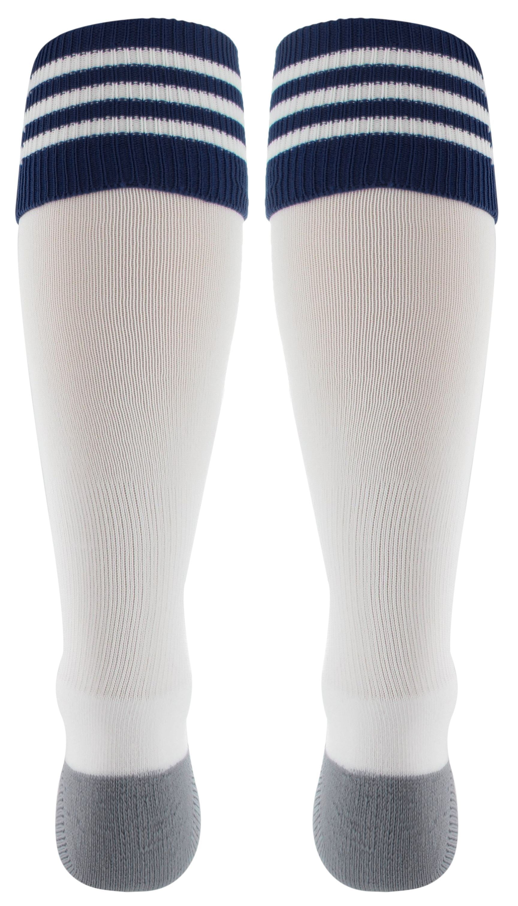 adidas Copa Zone Cushion II Soccer Sock (white/navy) Soccer Socks Adidas 