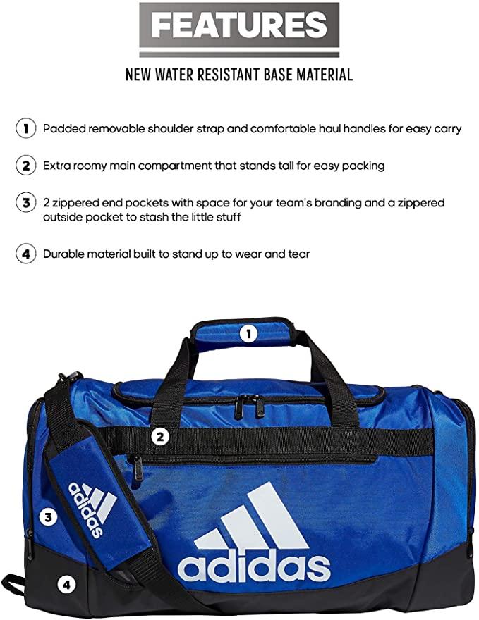 adidas Defender 4 Medium Duffel Bag | 5151738 Bags Adidas 