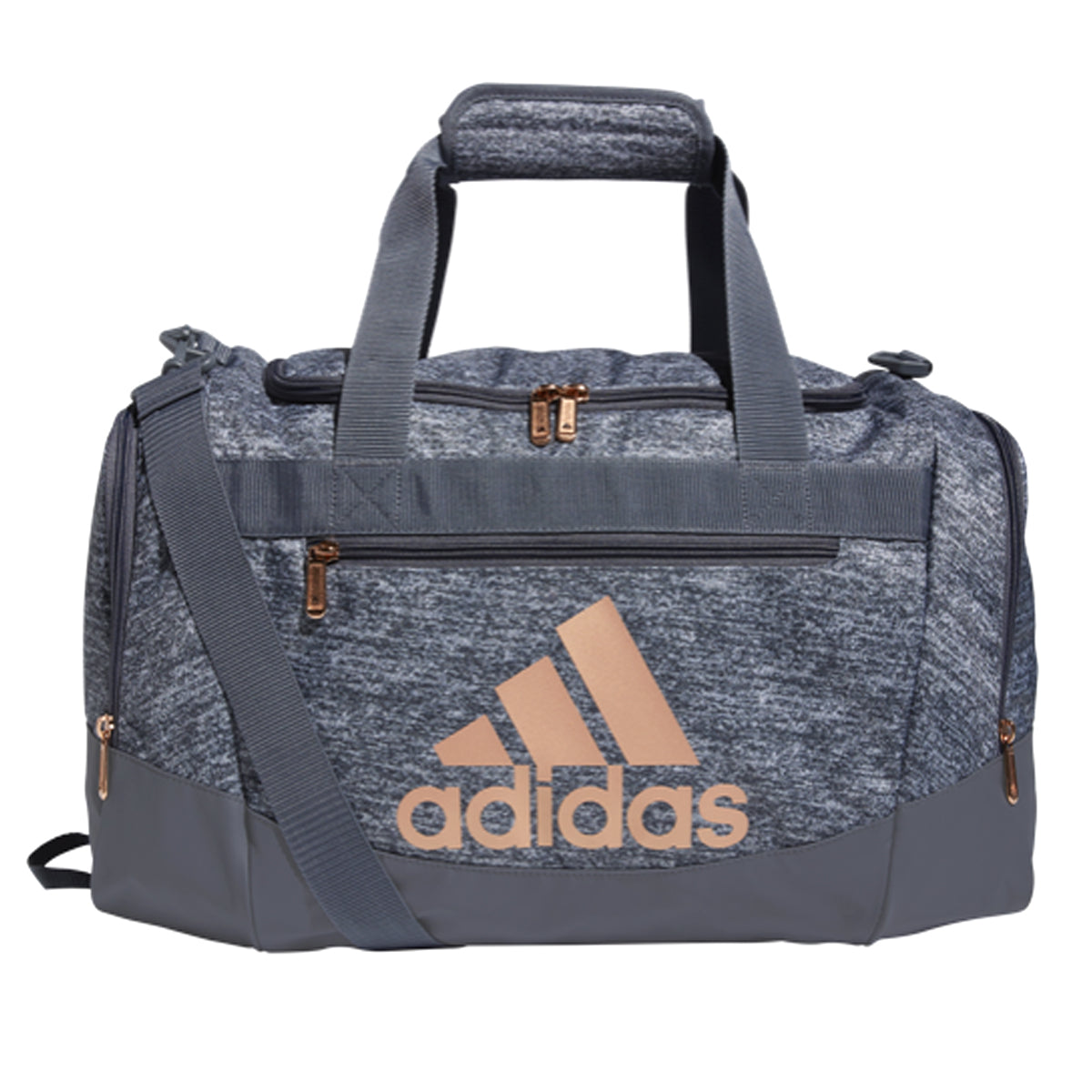  adidas Unisex Defender 4 Small Duffel Bag, Almost Blue/Onix  Grey, One Size | Sports Duffels