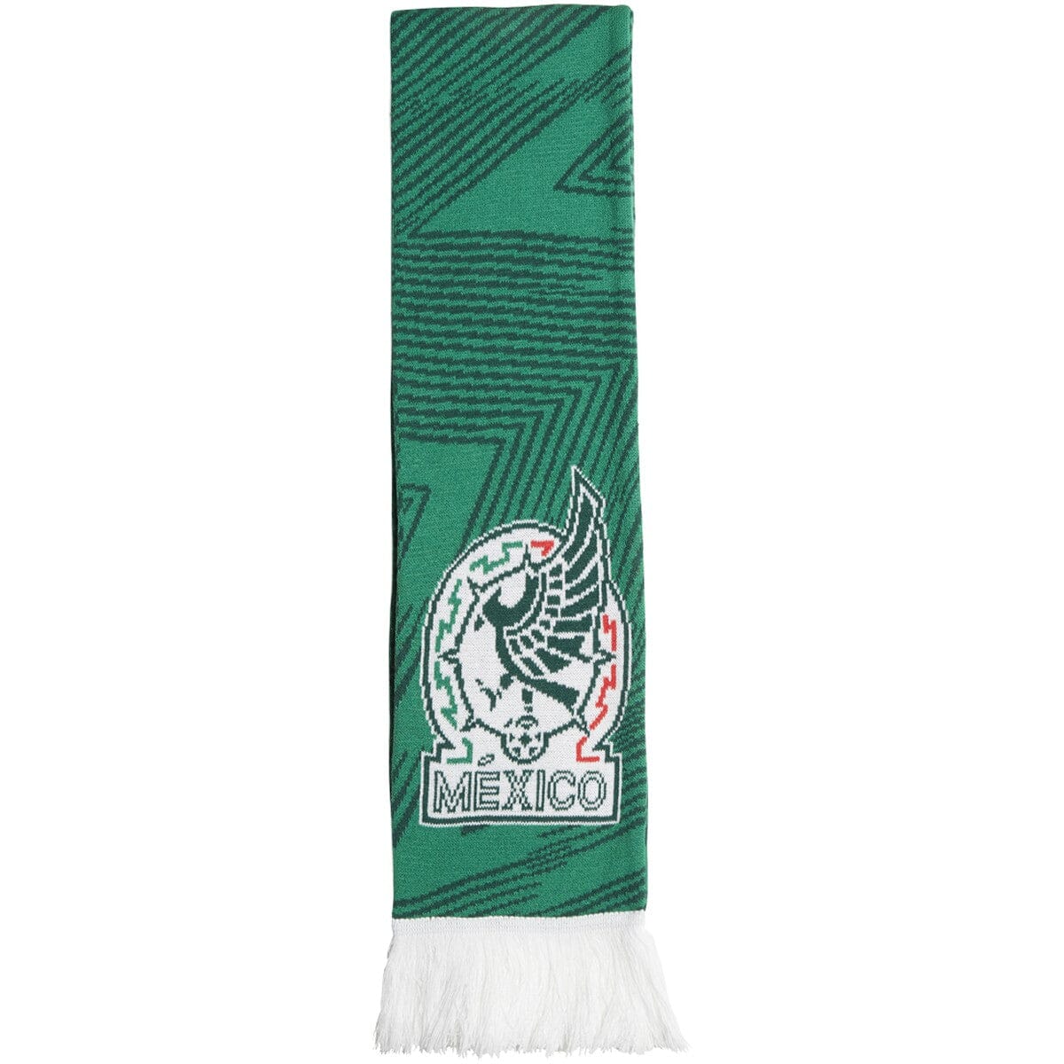 adidas FMF Mexican Football Federation Team Scarf | HP1335 Scarf Adidas OSFM Vivid Green/Collegiate Green/White 