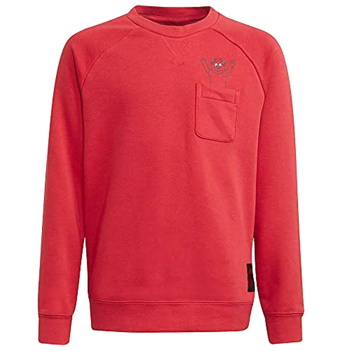adidas Kids Manchester United Crew Sweatshirt | GR3885 Sweatshirt Adidas Youth Medium REAL RED 