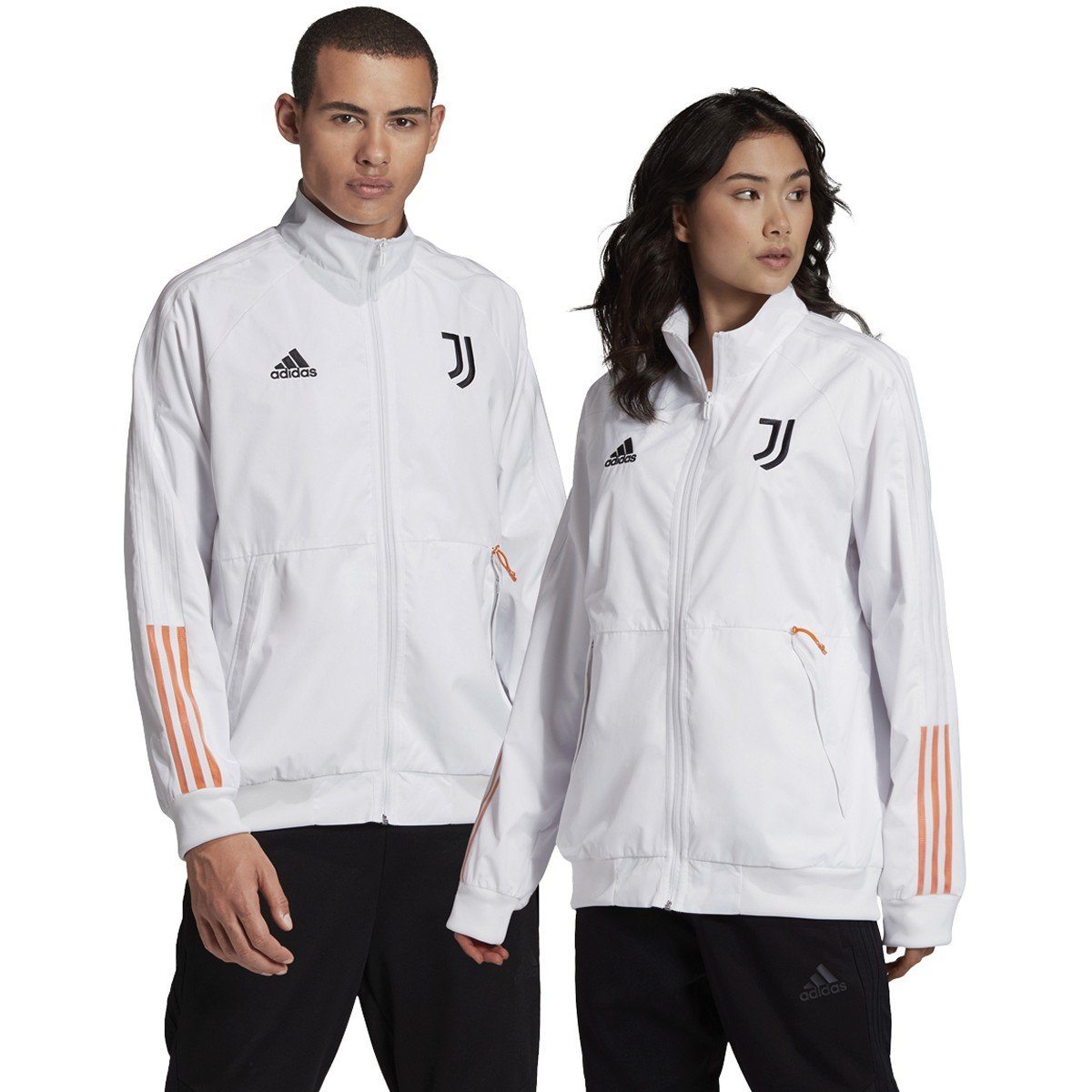 adidas Men's 2020-21 Juventus Anthem Jacket | FR4203 Jacket Adidas adult Small White 