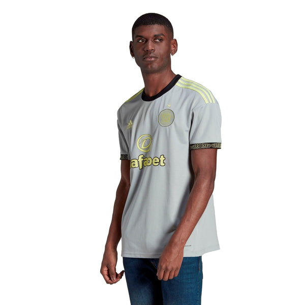 希少 adidas サッカーシャツ ダークグレー adidas アディダス サッカーウェア プラクティスシャツ 半袖 メンズ