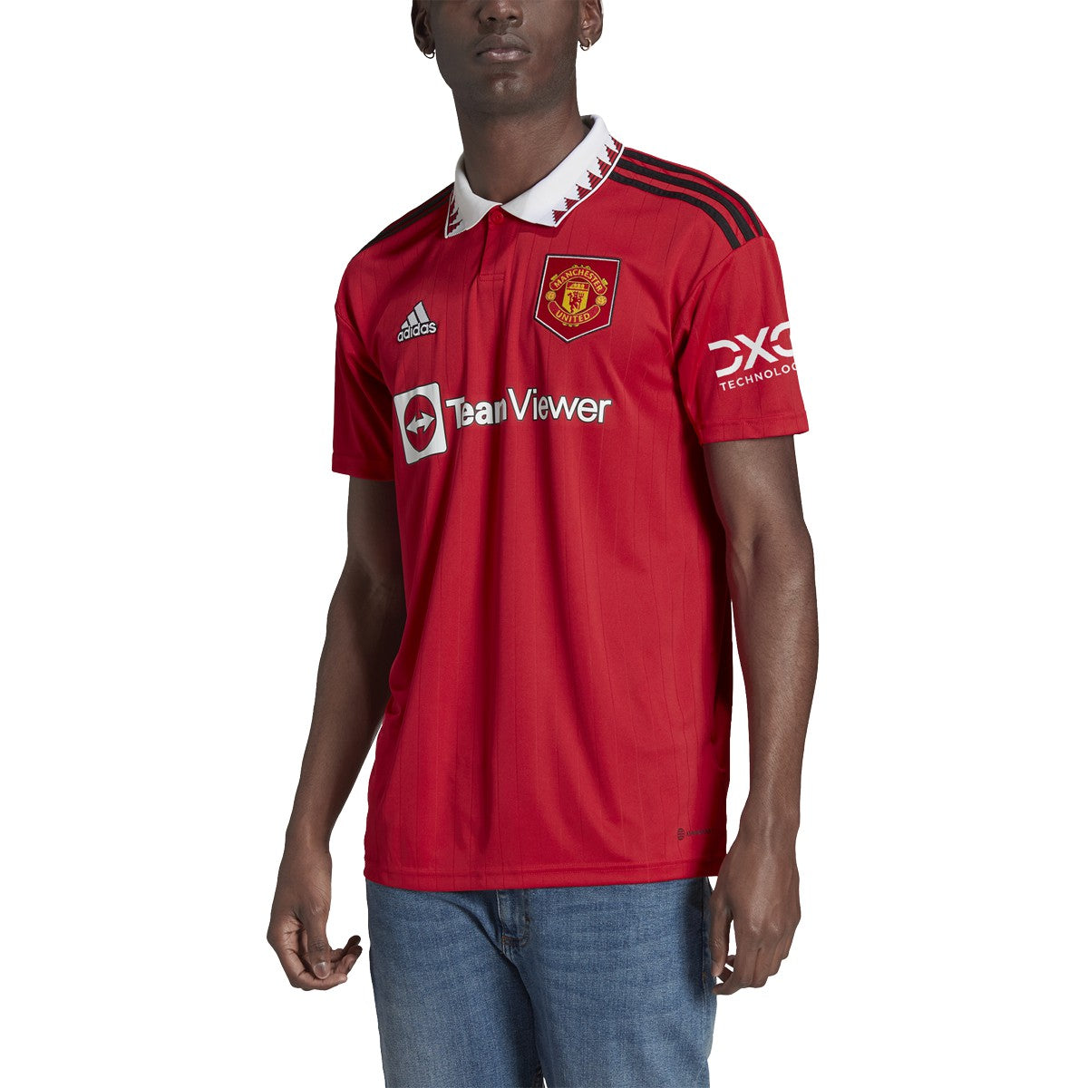 adidas Men's 22/23 Manchester United Home Jersey
