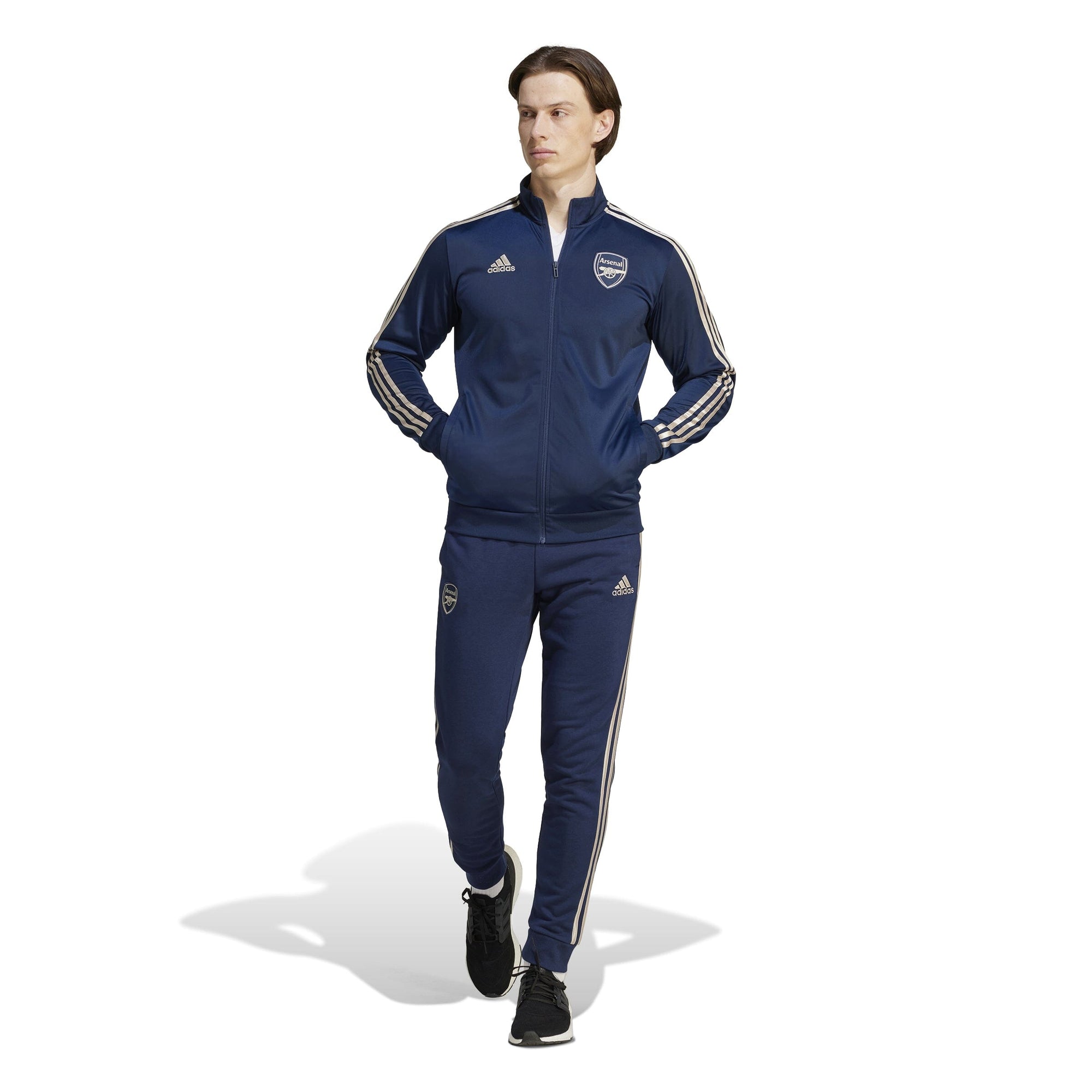 adidas Men's Arsenal FC 23/24 DNA Track Top | HZ2044 Apparel Adidas Adult Small Collegiate Navy 