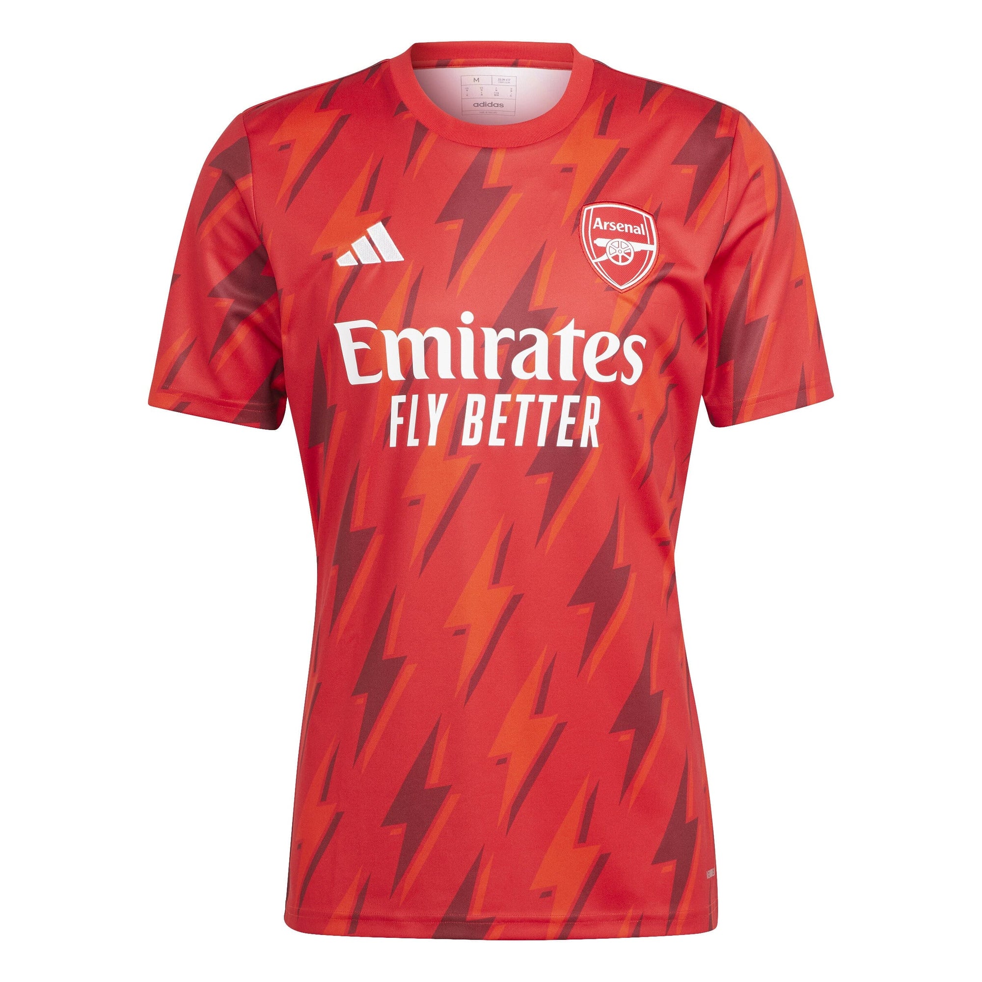 adidas Men's Arsenal FC 23/24 Pre-Match Jersey | HZ2193 Jersey Adidas Adult Small Better Scarlet 