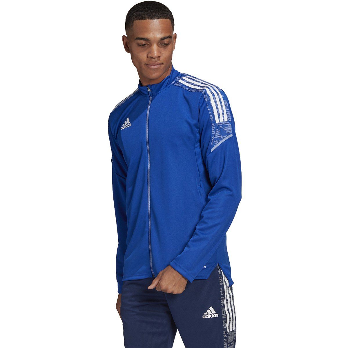 adidas Men's Condivo 21 Track Jacket | GH7130 Jacket Adidas Adult X-Large Royal Blue/White 