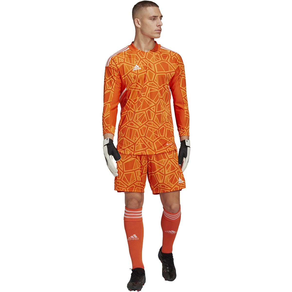 adidas Condivo 22 Goalkeeper Short Sleeve Jersey - Orange in 2023