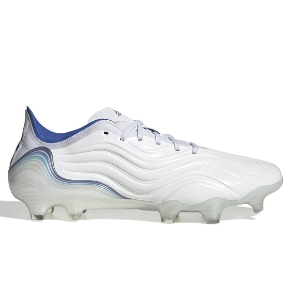 adidas Men&#39;s Copa Sense.1 Firm Ground Cleats | GW4942 Turf Shoes Adidas 7.5 Cloud White / Hi-Res Blue / Legacy Indigo 