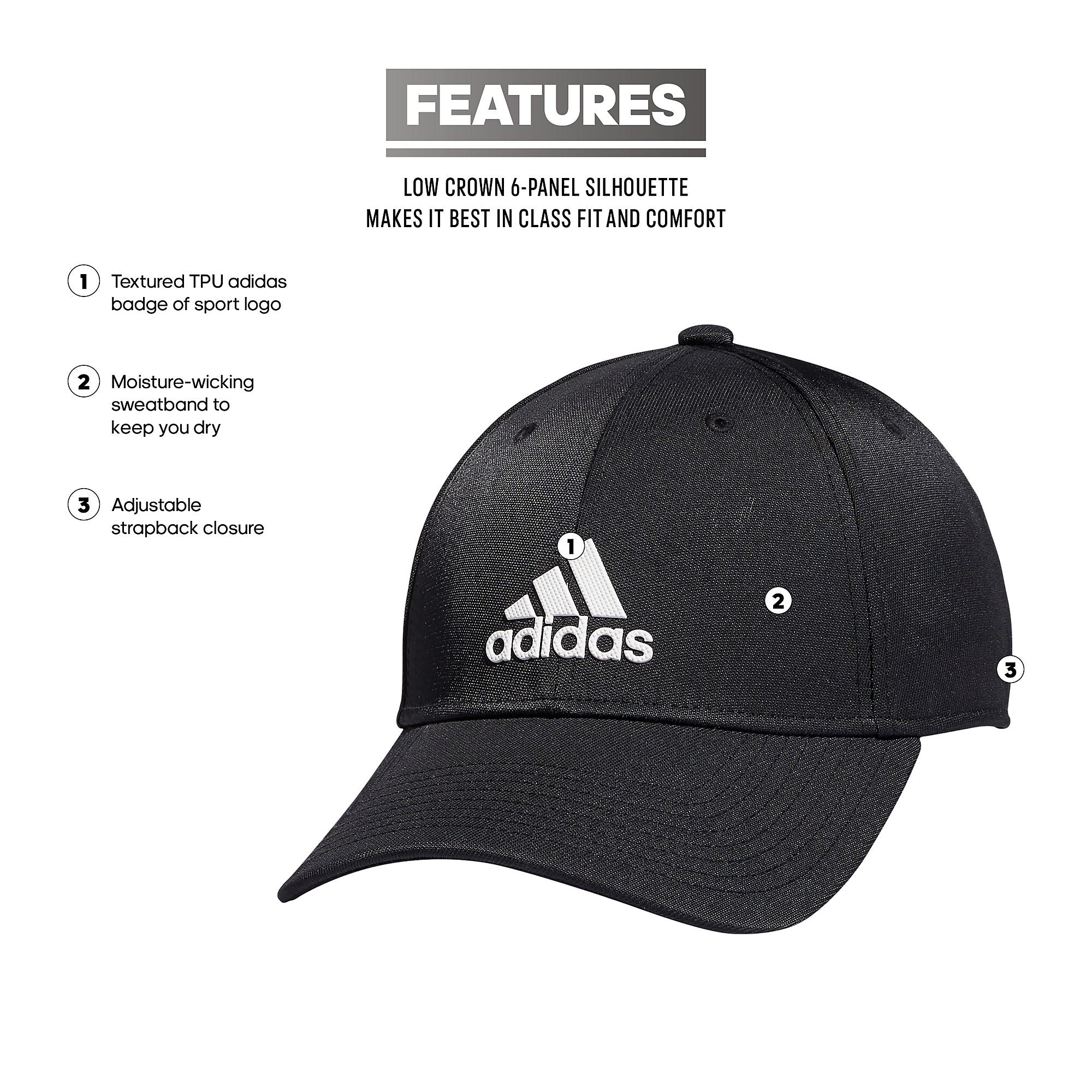 adidas Men's Decision 3 Hat | 5156024 Accessories Adidas 