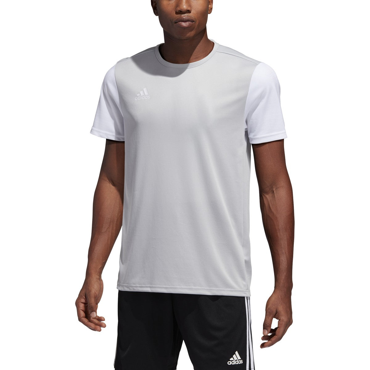 adidas Men's Estro 19 Jersey | FT6558 Jersey Adidas X-Small Team Light Grey / White 