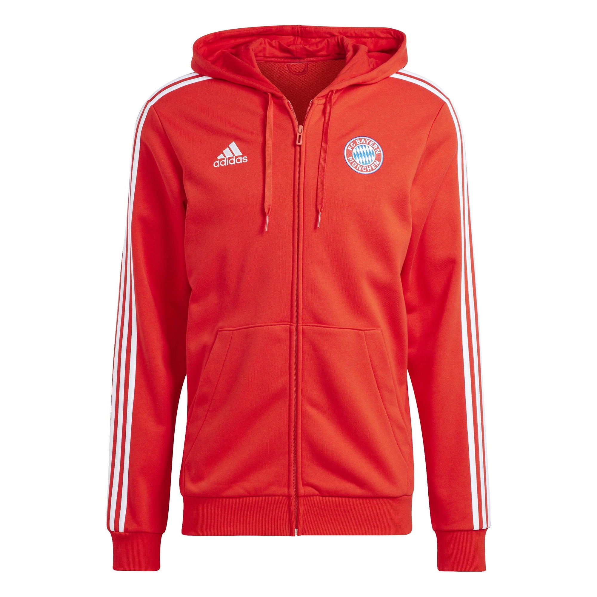 adidas Men's FC Bayern 23/24 DNA Full Zip Hoodie | HY3284 Track Jacket Adidas Adult Small 