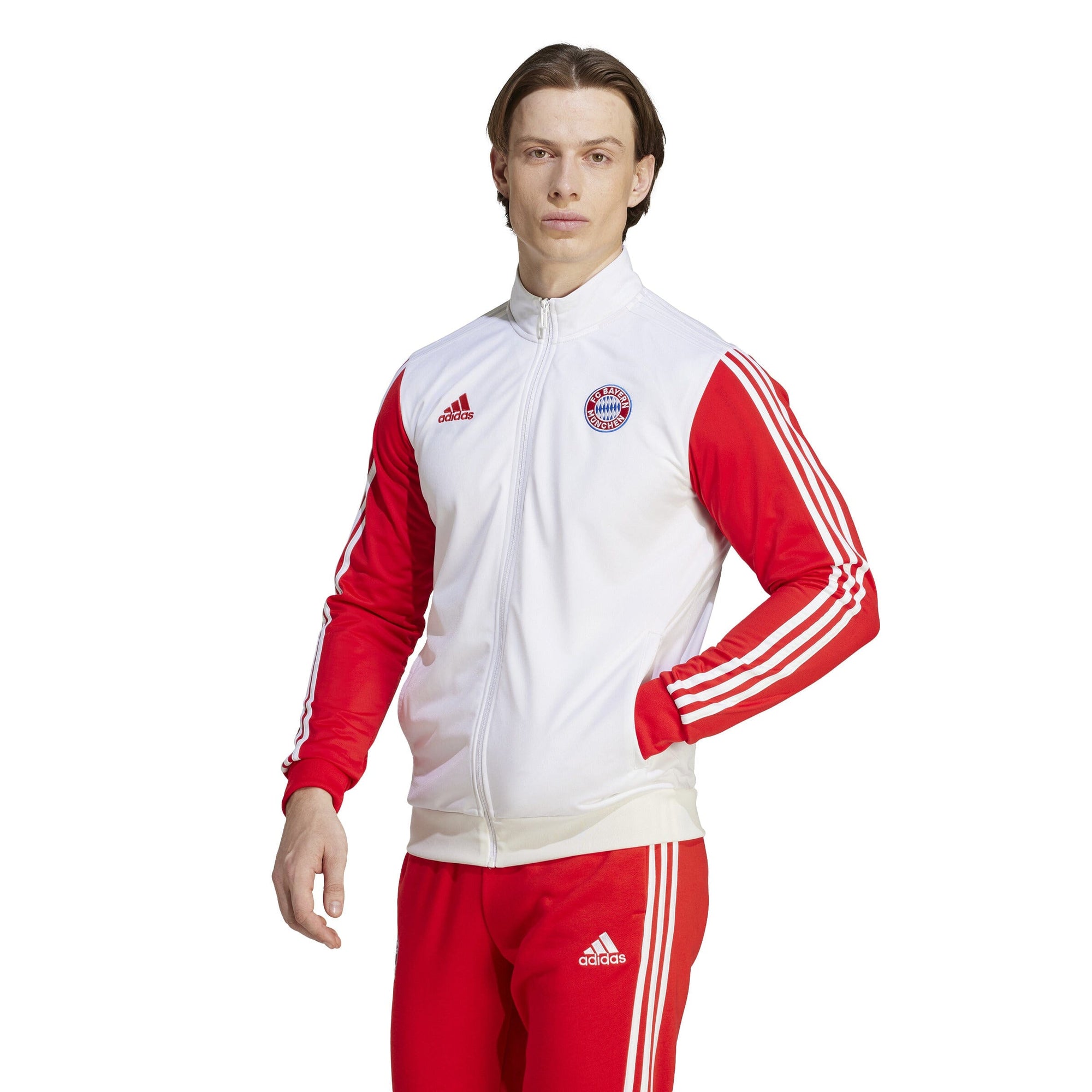 adidas Men's FC Bayern 23/24 DNA Track Top | HY3282 Track Jacket Adidas 