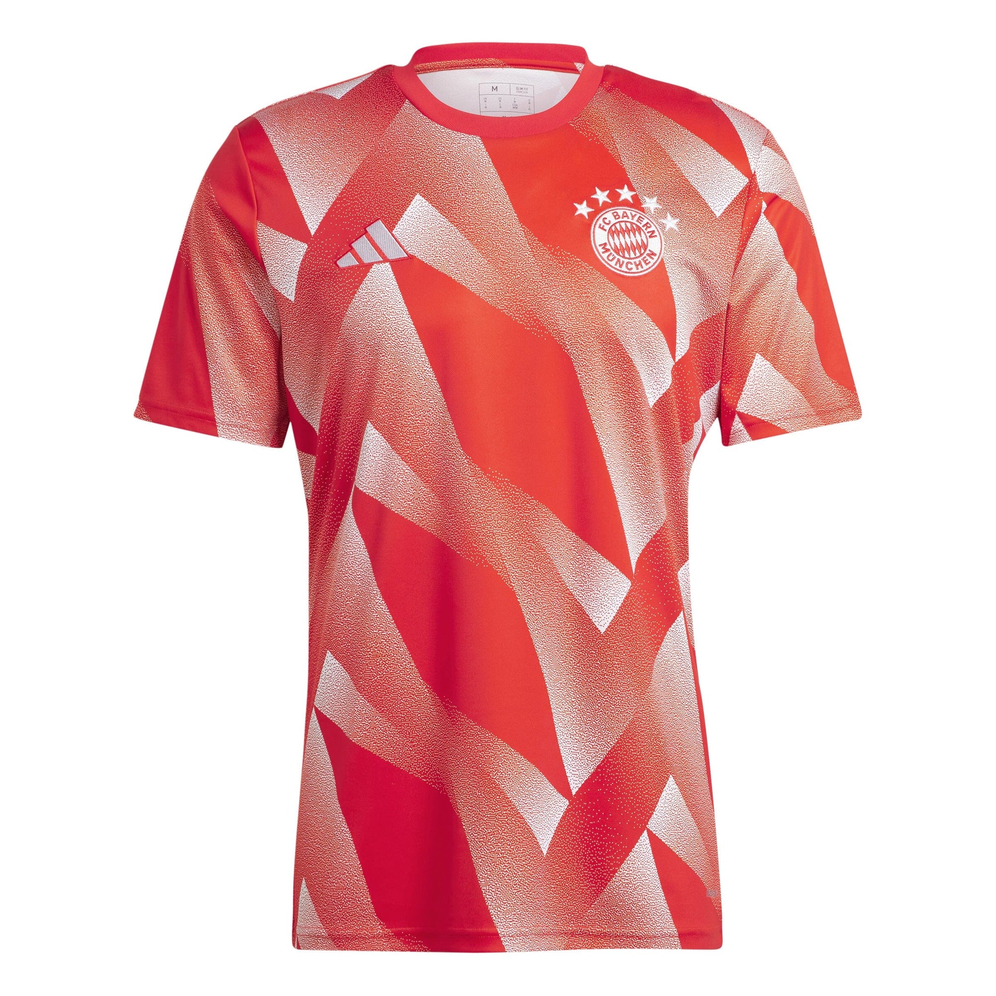 adidas Men's FC Bayern Pre-Match Shirt | IB1560 Jacket Adidas Adult Small Red/White 