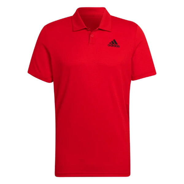 adidas Men&#39;s Heat.RDY Tennis Polo Shirt | HC2715 Shirt Adidas Large Vivid Red / Black 