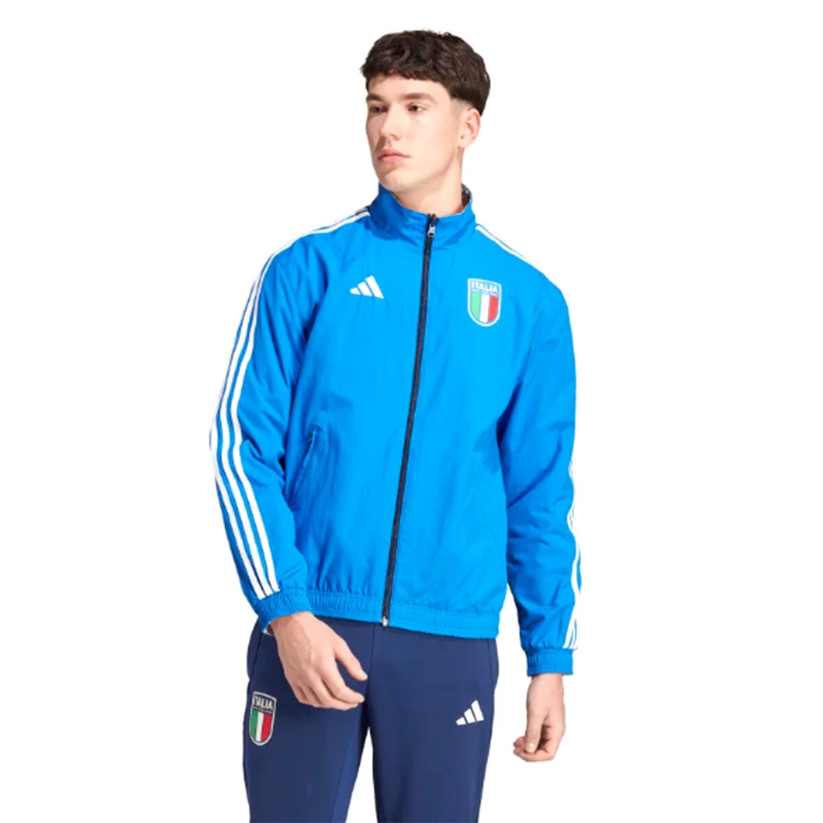 adidas Men's Italy 2023 Anthem Jacket HT2186 Goal Kick Soccer
