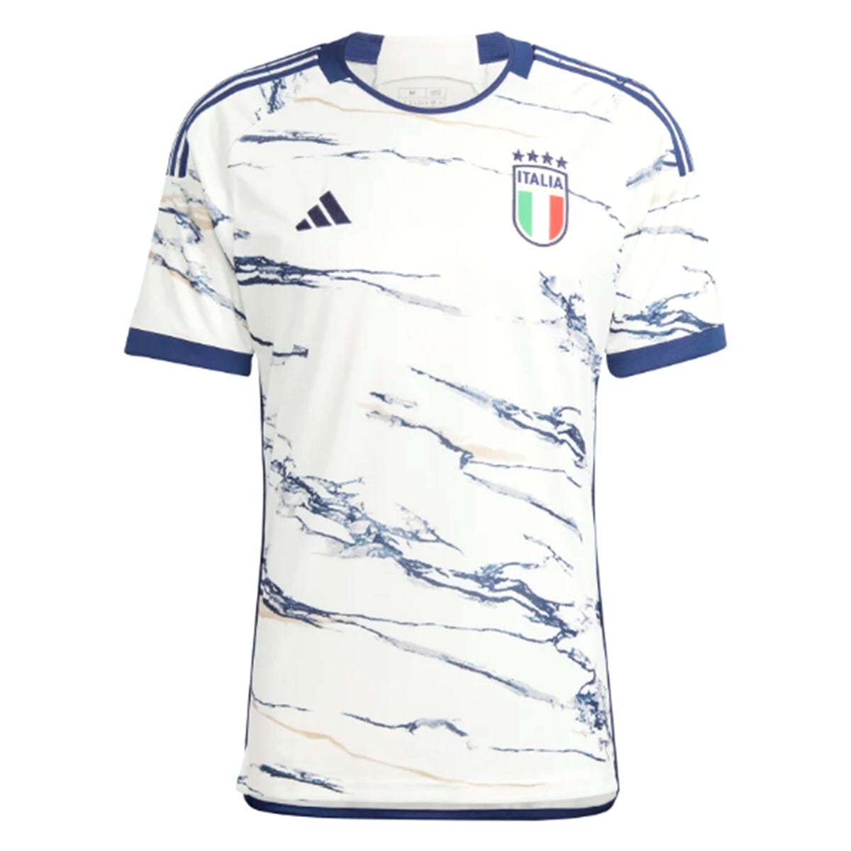 adidas Men's Italy 2023 Away Jersey | HS9896 Jersey Adidas Adult Small Off White 
