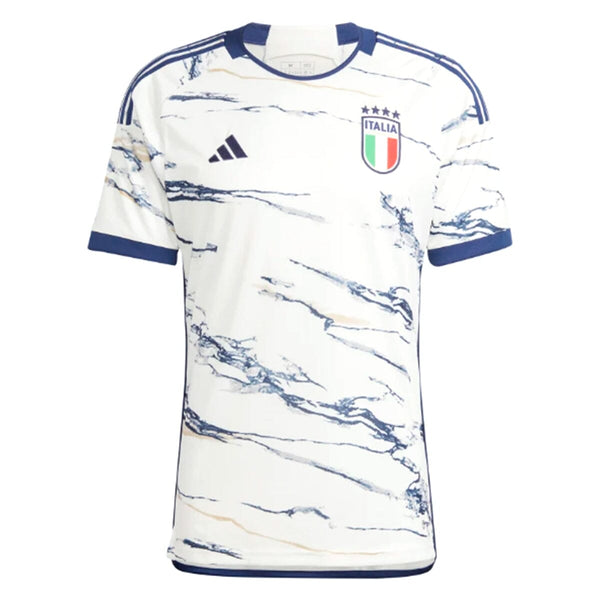 adidas Men&#39;s Italy 2023 Away Jersey | HS9896 Jersey Adidas Adult Small Off White 