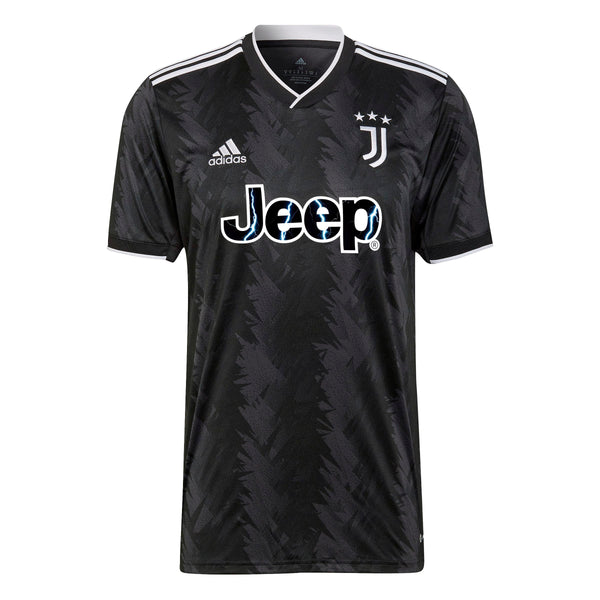 adidas Men&#39;s Juventus 22/23 Away Jersey | HD2015 Jersey Adidas Adult Small Black/White/Carbon 