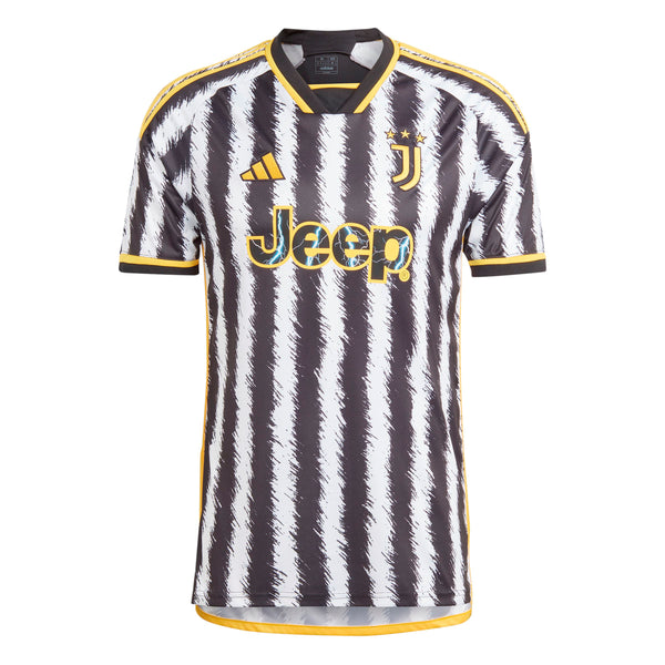 adidas Men&#39;s Juventus 23/24 Home Jersey | HR8256 Jersey Adidas Adult Small Black / White 