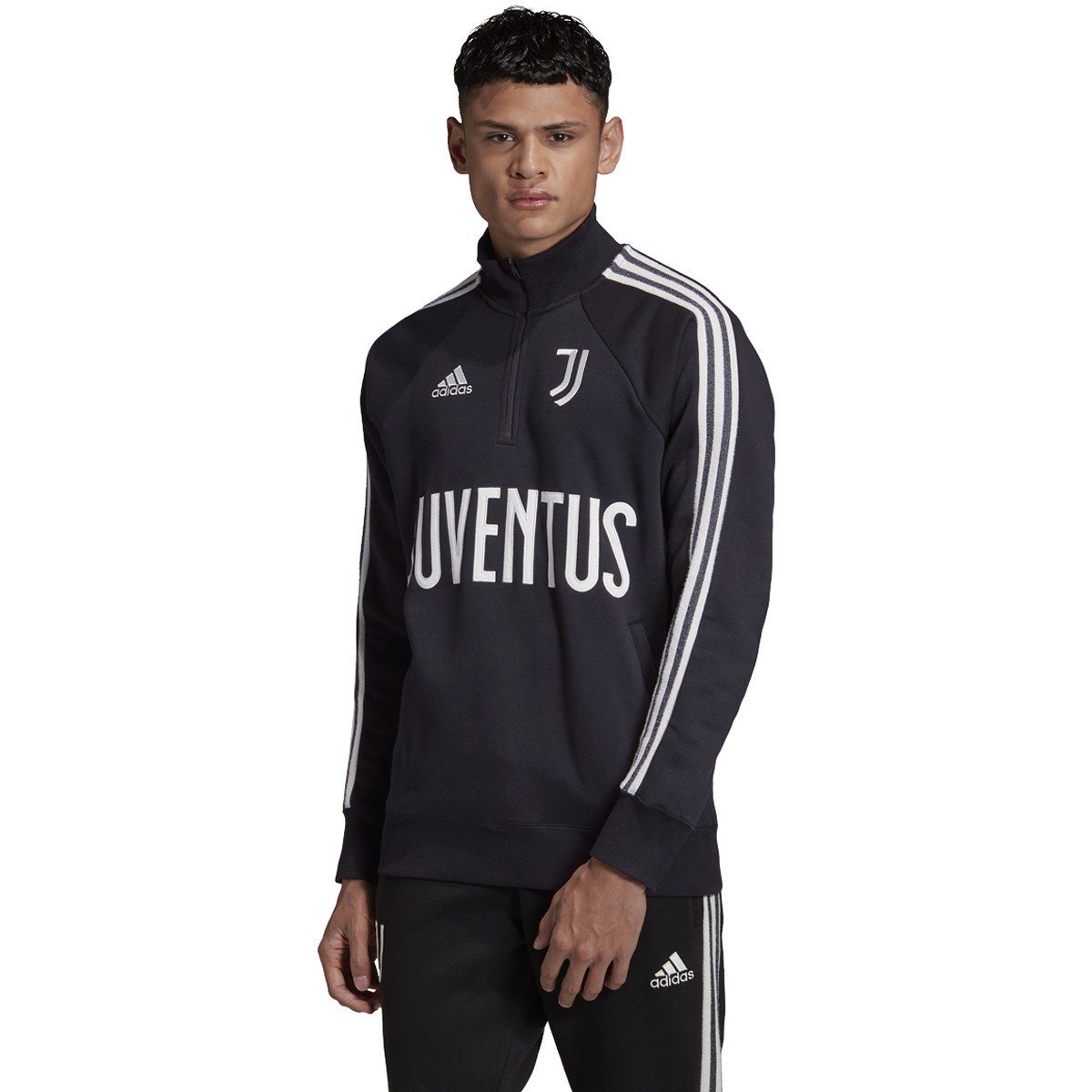 Men's Adidas Black Juventus Authentic Football Icon Goalkeeper Jersey