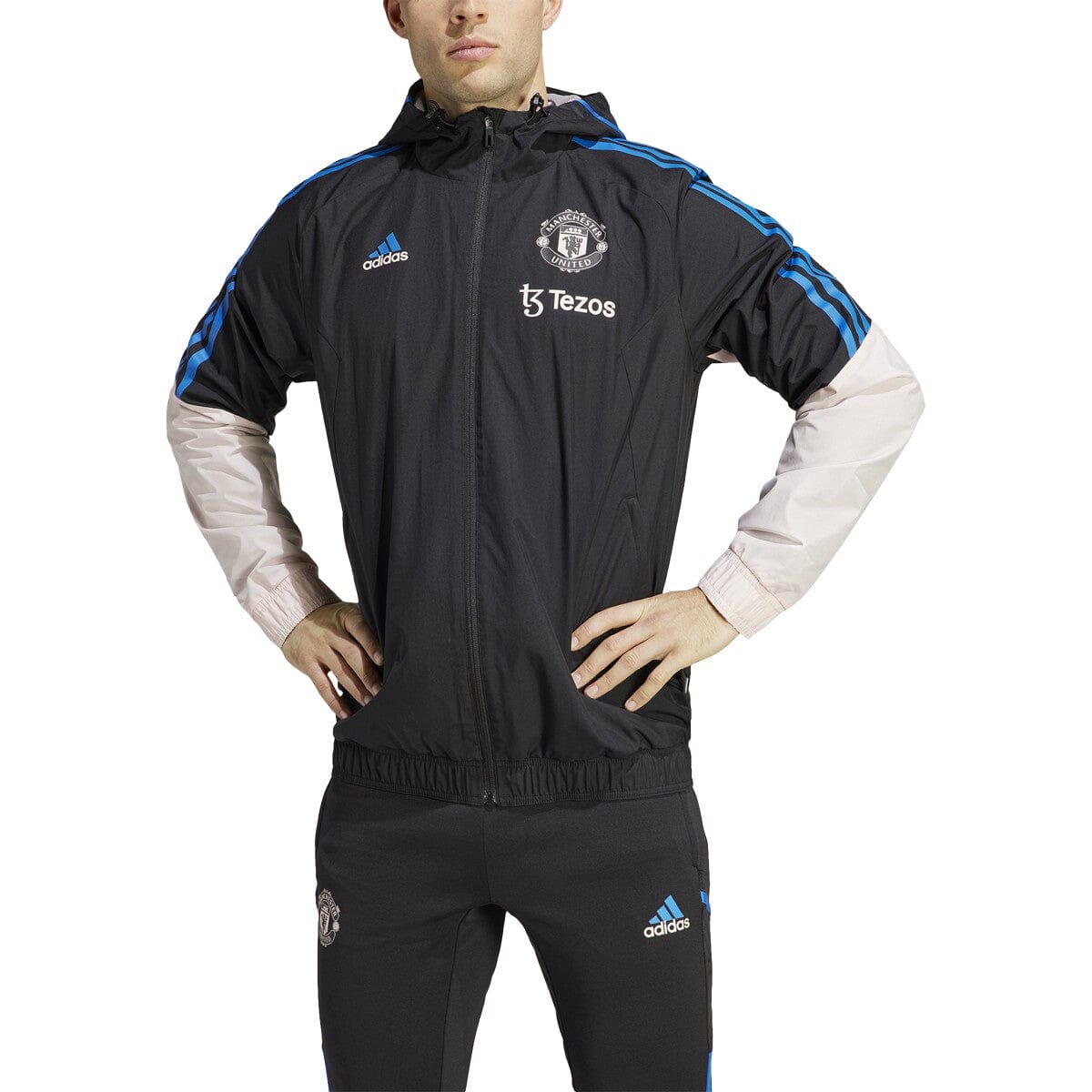 adidas Men's Manchester United22 All Weather Jacket | HT4288 Track Jacket Adidas 