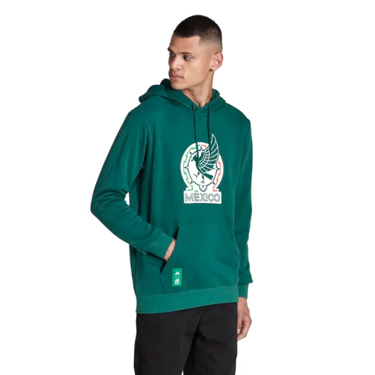 adidas Men s Mexico 2022 Graphic Hoodie HU0282 Goal Kick Soccer