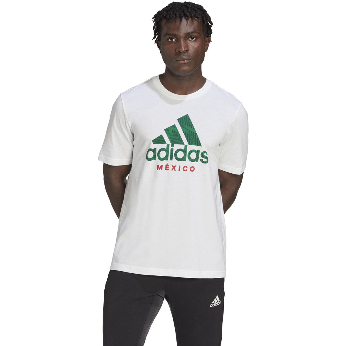 adidas Men's Mexico 2022 Graphic Tee | HF1436 Apparel Adidas Adult Small White 